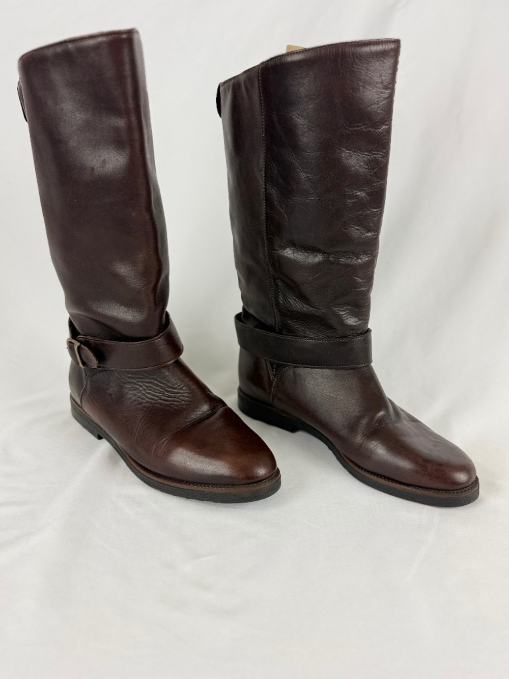 Canada North Women Boots Size 8M Brown Calf Leather Insulated Fleece Lining